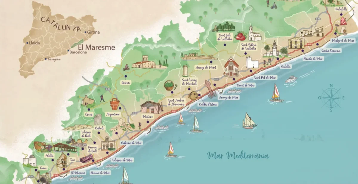 Pueblos alrededores Calella_Maresme